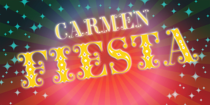 Carmen Fiesta Font preview